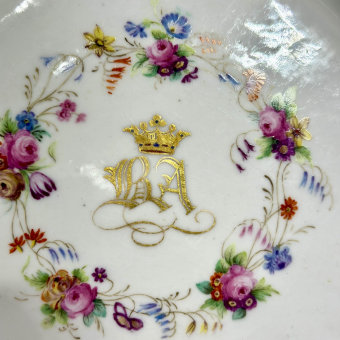 Тарелка с великокняжеской короной, Россия, ИФЗ, 1825-1855-е гг.
